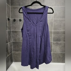 lululemon athletica Purple V-Neck Sleeveless Tank